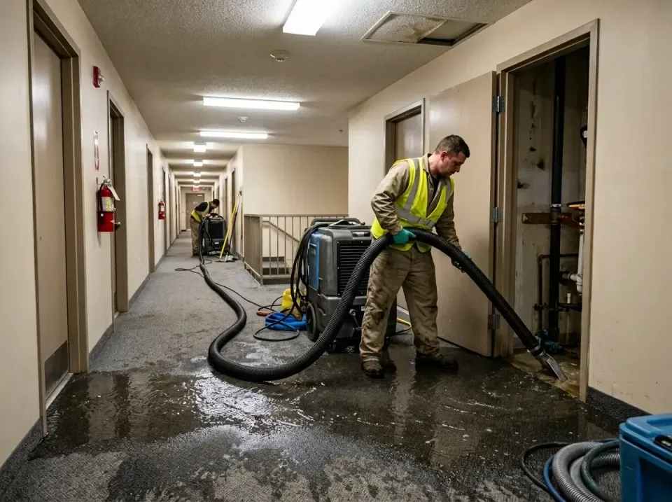 multi-unit-apartment-hallway-f-005 — frequently asked questions, Emergency Burst Pipe Water Extraction & Removal in Taft, TX